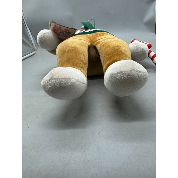 Vintage 1990 Large 27" Target Gingerbread Stuffed Plush Doll Candy Cane Bow READ - Picture 6 of 13